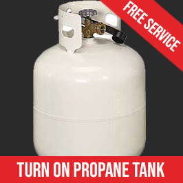 Turn on Propane